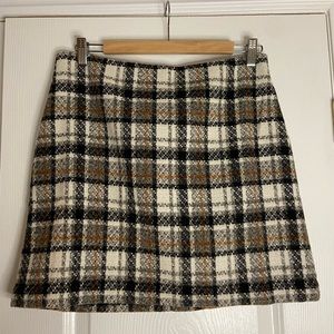 Autres Filles Plaid Mini Skirt